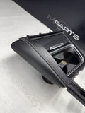 15-20 BMW F80 F82 F83 M3 M4 Front Cup Holder Center Console Trim White Stitching