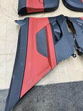 21-24 BMW G82 M4 Coupe Front & Rear Door Cards Panels 5143790492 Fiona Red