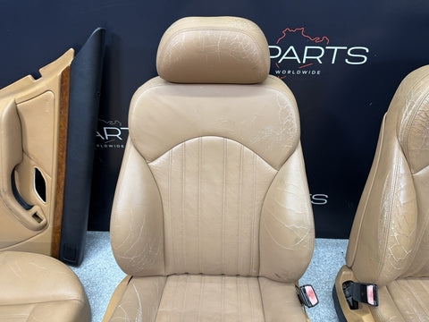 BMW 00-03 E39 M5 Sedan Front & Rear Seats Leather Heated Caramel