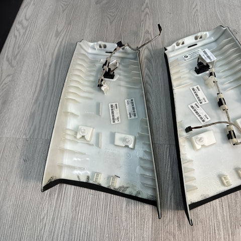13-19 BMW F06 M6 Gran Coupe Alcantara B PILLARS TRIMS PANELS OEM