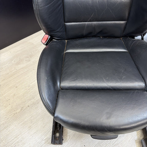 01-06 BMW E46 M3 Convertible Interior Front Driver Heated Seat Black