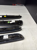 01-06 BMW OEM E46 M3 Coupe Trim Armrest Pads Set Black 8238622