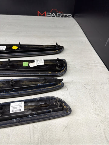 01-06 BMW OEM E46 M3 Coupe Trim Armrest Pads Set Black 8238622