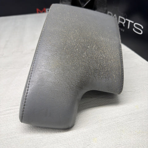 01-06 BMW E46 M3 Center Console Armrest Arm Rest Dove Grey Leather