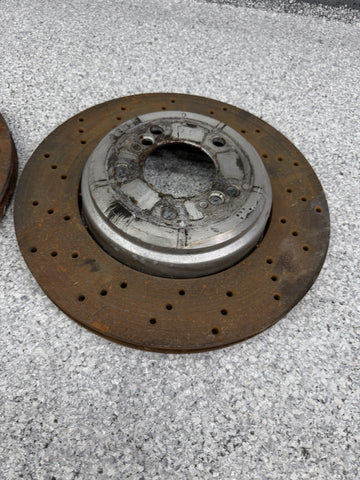 08-13 BMW E90 E92 E93 M3 Rear Brakes Rotors 2283803 2283804