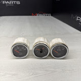 BMW Z3M Coupe Roadster Center Console Voltage Clock Oil Gauge Set 98-00 OEM