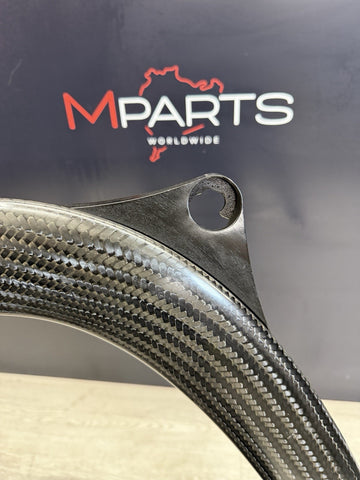 15-20 BMW F80 F82 F83 M3 M4 Carbon Fiber Strut Braces Bar OEM *Broken Tabs*