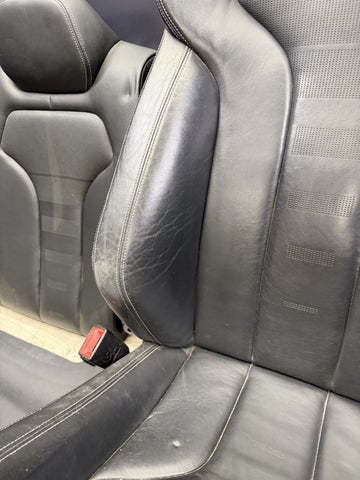 BMW 15-20 F82 M4 Coupe Merino Black Leather Seats & Panels Set