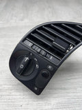 92-99 BMW E36 M3 LEFT DRIVER  AIR AC HEAT VENT GRILL W HEADLIGHT SWITCH