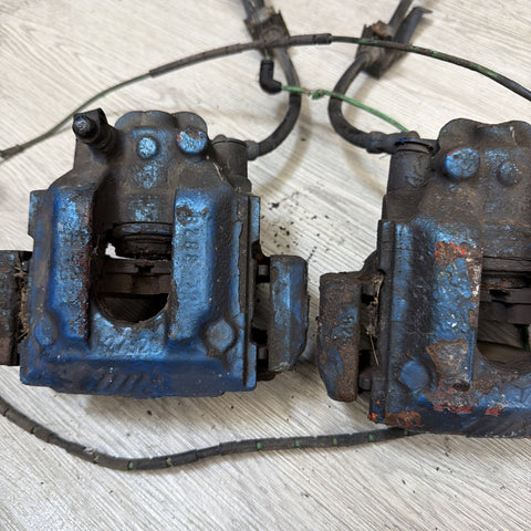 01-06 E46 M3 Rear Brake Calipers Left Right Pair Set Original Blue