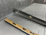 10-15 FERRARI 458 ITALIA ROOF GUTTER TRIMS MOULDINGS NERO DAYTONA 82275412