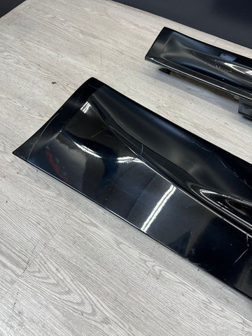 BMW 08-13 E93 M3 Convertible Side Skirts Pair Genuine OEM Jet Black