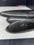 06-07 OEM BMW E63 E64 M6 Front Rear Door Dash Center Console Carbon Trim SET