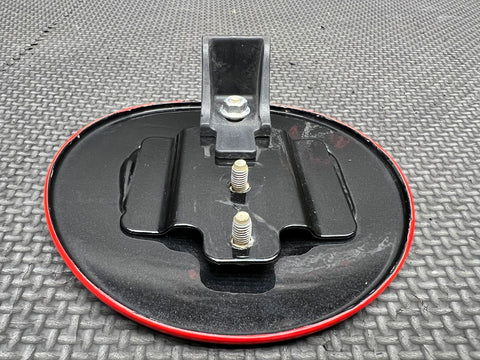 10-15 Ferrari 458 Italia Gas Filler Cap Cover Trim Housing Nero Daytona Wrapped