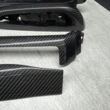 01-06 BMW E46 M3 Convertible Interior Armrests Trim Carbon Fiber *Notes*