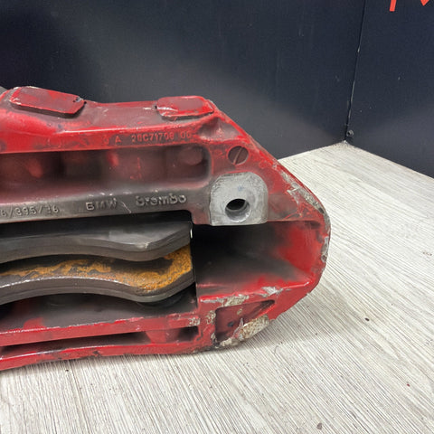 BMW 21-26 G80 G82 G83 M3 M4 Front Passenger Brake Caliper Brembo Stock Red