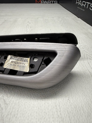 01-06 BMW E46 M3 Convertible Rear Armrest Armrests Black Silver Genuine 7585278