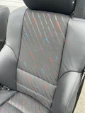 BMW E46 M3 01-06 Convertible M Rain Cloth / Nappa Leather Interior Seats Set