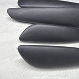 01-06 BMW E46 M3 Convertible Door Upper Arm Rest Armrest Pads Black