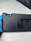 08-13 OEM BMW E92 328 335 M3 Coupe Right Passenger Sun Visor Black Vinyl