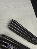 01-06 BMW E46 M3 Fender Vent Grilles Grills Trims Chrome OEM Clean Emblems