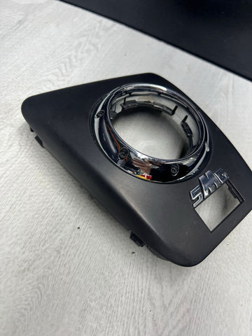 01-06 BMW E46 M3 Center Dome SMG Shift Plate Titan Shadow Grey