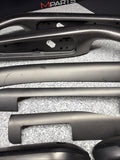 01-06 BMW E46 M3 Convertible Interior Armrests Trim Set Titan Shadow Grey