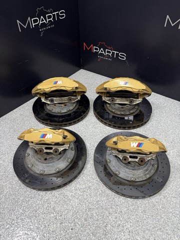 15-20 BMW F80 F82 F83 M3 M4 CARBON CERAMIC BRAKE CALIPER ROTOR SET