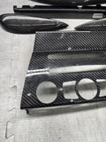 06-07 OEM BMW E63 E64 M6 Front Rear Door Dash Center Console Carbon Trim *Notes*