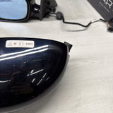 01-06 BMW E46 M3 Side View Door Mirrors Pair Carbon Black  *Notes*