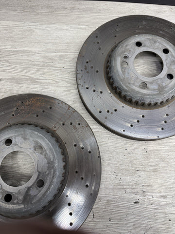 Mercedes 15-22 C300 C400 Brake Discs Rotors Front Pair OEM Genuine