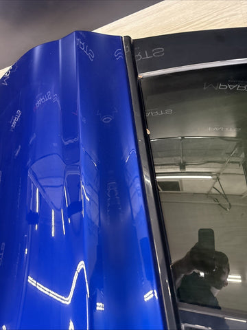 (PICKUP ONLY) 18-24 BMW F97 G01 X3 X3M Rear Left Driver Door  Marina Bay Blue