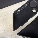 01-06 BMW E46 M3 Convertible Rear Left Right Door Cards Panels Covers Black