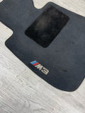 Used Genuine 2008-2013 BMW E92 M3 Carpets Floor Mats Black Front Left Driver