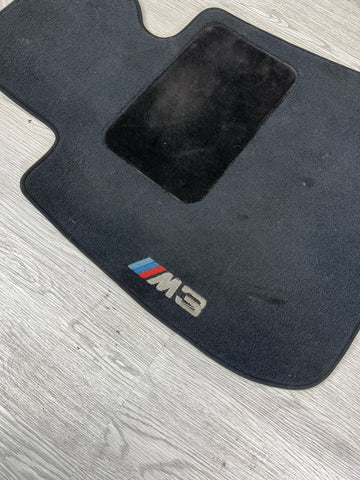 Used Genuine 2008-2013 BMW E92 M3 Carpets Floor Mats Black Front Left Driver