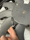 15-20 OEM BMW F80 F82 F83 M3 M4 Electric Radiator Cooling Fan w/Shroud *Cracked