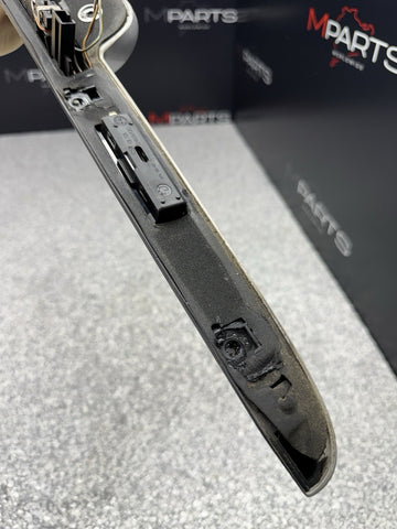 01-06 BMW E46 M3 Convertible Trunk Lid Grip Key Deck Handle Titanium Silver