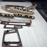 00-06 BMW E46 325ci 330ci 328ci Complete Wood Trim Set Coupe Armrests Center