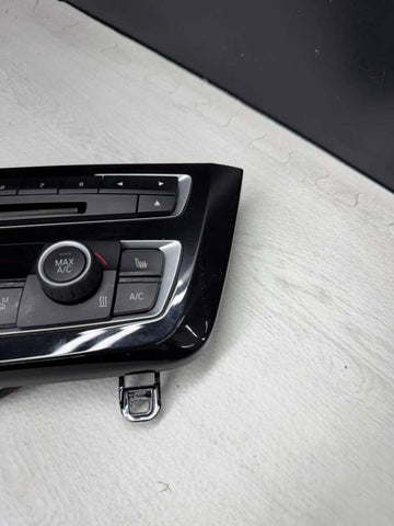 15-17 BMW M3 M4 F30 F32 A/C Climate Audio CD Panel Control Switch Chrome OEM