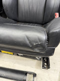 BMW F10 M5 11-16 FRONT HEATED ACTIVE SEATS BLACK MERINO DOOR PANELS BENCH 71k