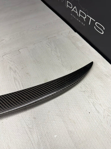 BMW 15-20 F33 F83 335 M4 Convertible Trunk Lid Rear Spoiler Carbon Fiber