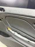 01-06 BMW E46 M3 FRONT PASSENGER RIGHT SIDE DOOR PANEL CARD BLACK OEM