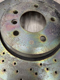 Pair Set of 2 Rear Brembo Brake Disc Rotors X-Drilled Sport BMW E46 330i