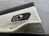 BMW 21-24 G80 M3 Sedan OEM Front & Rear Door Cards Panels Silverstone