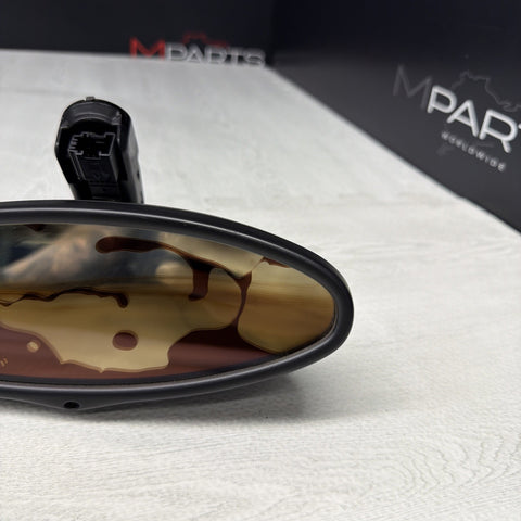 01-06 BMW E46 M3 Oval Rear View Rearview Mirror OEM 7892262 *Liquid*