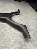 OEM 01-06 BMW E46 M3 Lower Steering Wheel Trim Cover Plate Titan Shadow Grey