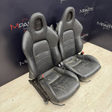 Honda S2k S2000 Interior Front Heated Seats Black Passenger Driver (Bent Rail)