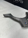 OEM 01-06 BMW E46 M3 Lower Steering Wheel Trim Cover Plate Titan Shadow Grey