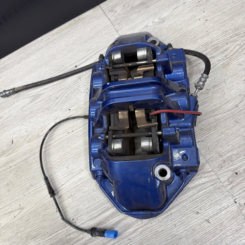 21-26 OEM BMW G80 G82 M3 M4 Front Driver Side Brake Caliper Brembo Blue