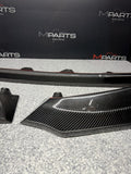 NEW Carbon Fiber V Style Front Bumper Lip 21-26 BMW G80 G82 G83 M3 M4